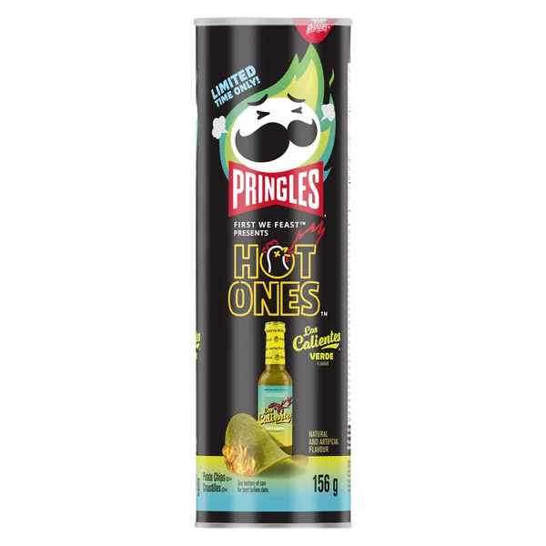 PRINGLES HOT ONES 156 GR