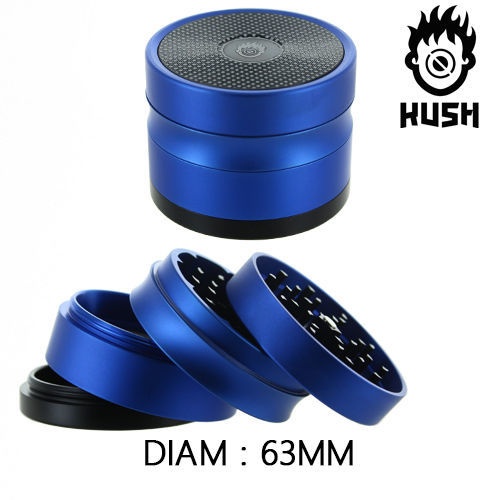 GRINDER KUSH "BOREALIS" EN ALU AVEC RÉCUPÉRATEUR