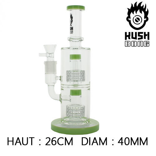 BANG EN VERRE PERCOLATEUR KUSH BONG © SYNAPS (VERT)