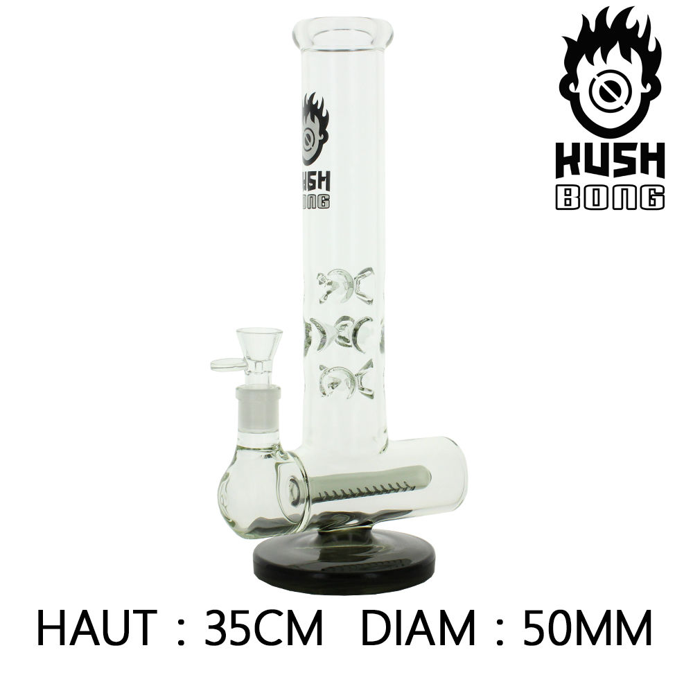 BANG EN VERRE PERCOLATEUR KUSH BONG © MORPHEUS (NOIR)
