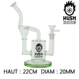 BANG EN VERRE PERCOLATEUR KUSH WF18 MAESTRO (VERT) 22CM