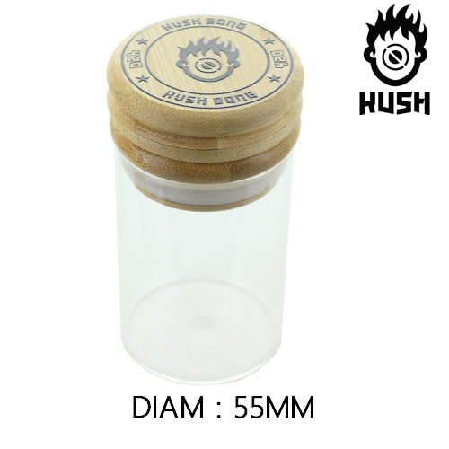 GRINDER KUSH "PANDORA" © EN BOIS AVEC BOCAL EN VERRE