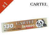 CARNET DE FEUILLE SLIM BAMBOO CARTEL © EXTRA LONG 130MM "PANDA"