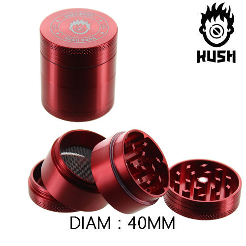 GRINDER KUSH "ARGOS 40" EN ALU AVEC RÉCUPÉRATEUR