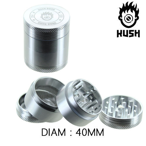 GRINDER KUSH "ARGOS 40" EN ALU AVEC RÉCUPÉRATEUR