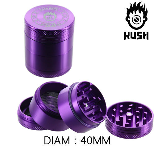 GRINDER KUSH "ARGOS 40" EN ALU AVEC RÉCUPÉRATEUR