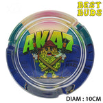 CENDRIER ROND EN VERRE BEST BUDS AK47 (10CM)