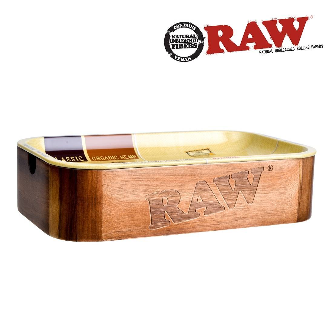 BOITE EN BOIS RAW AVEC PLATEAU MEDIUM