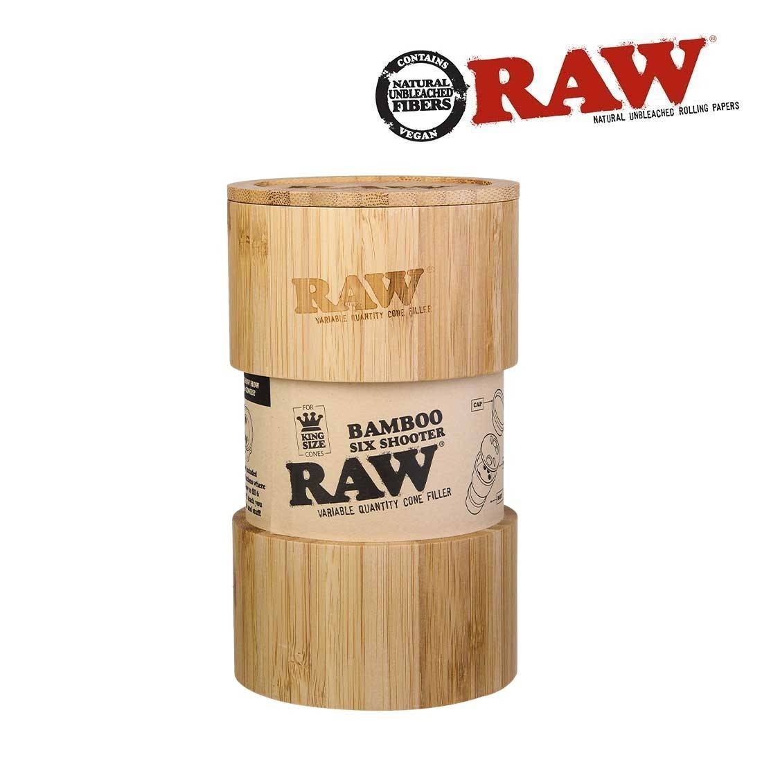 RAW CONE SIX SHOOTER BAMBOO KING SIZE