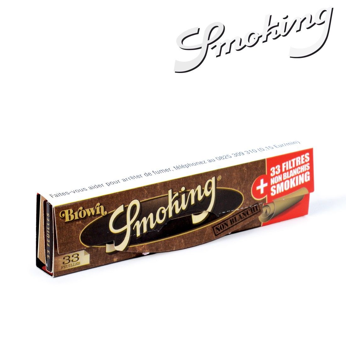 SMOKING BROWN SLIM + TIPS