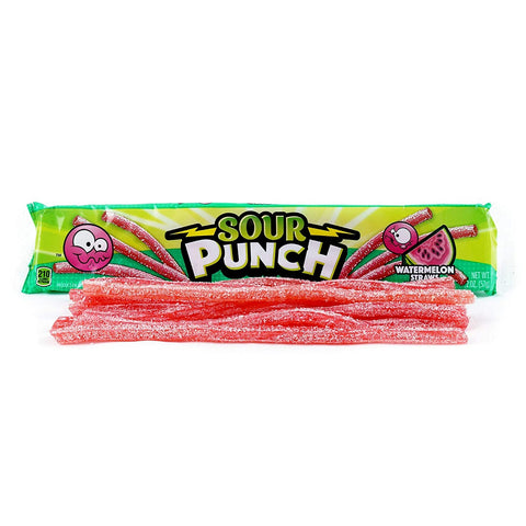 SOUR PUNCH WATERMELON STRAWS 56.7g