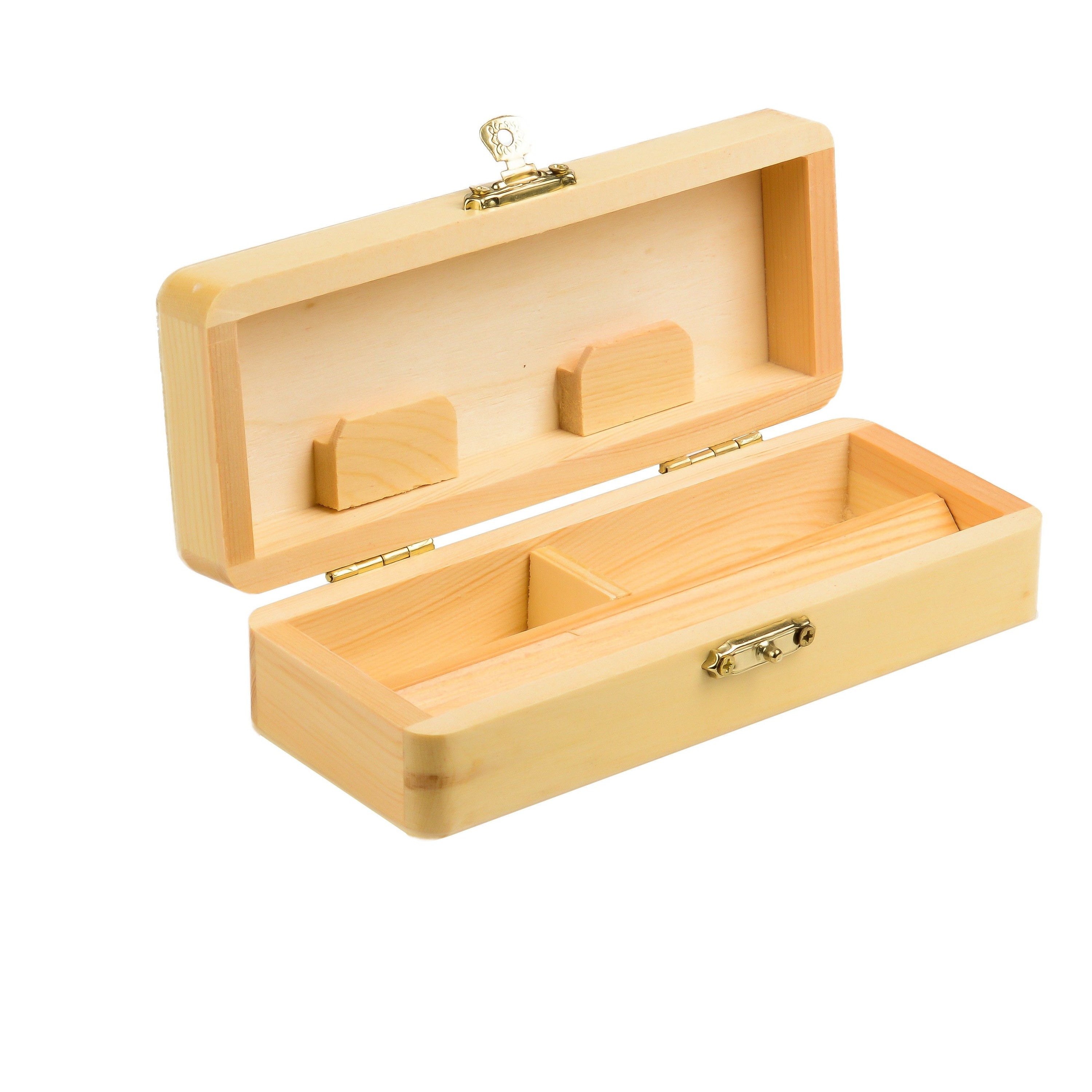 BOÎTE DE RANGEMENT EN ROULAGE EN BOIS (TAILLE S)
