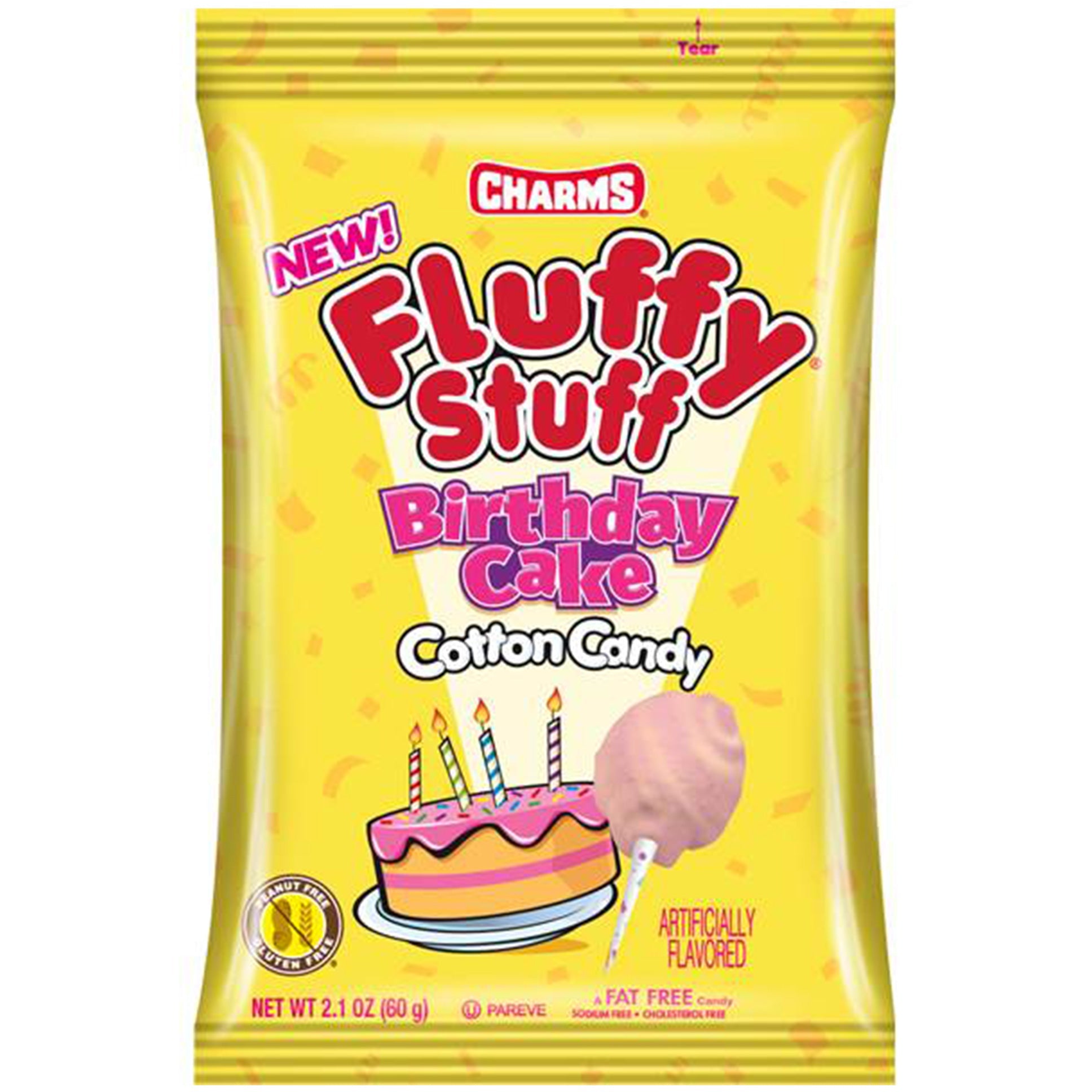 Fluffy Stuff Birthday Cake Cotton Candy