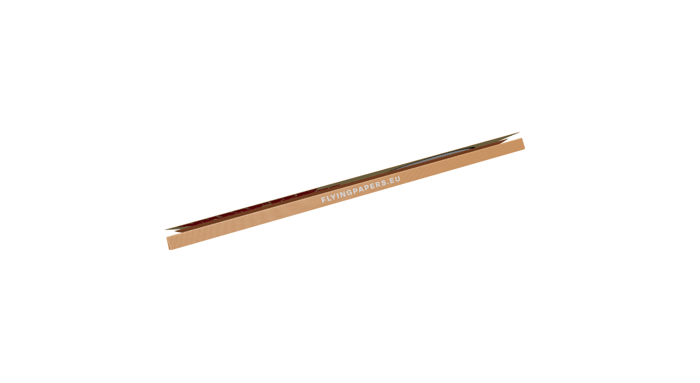 Flying Papers King Size Slim Brown