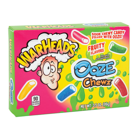 Warheads Ooze Chewz Fruity Flavors