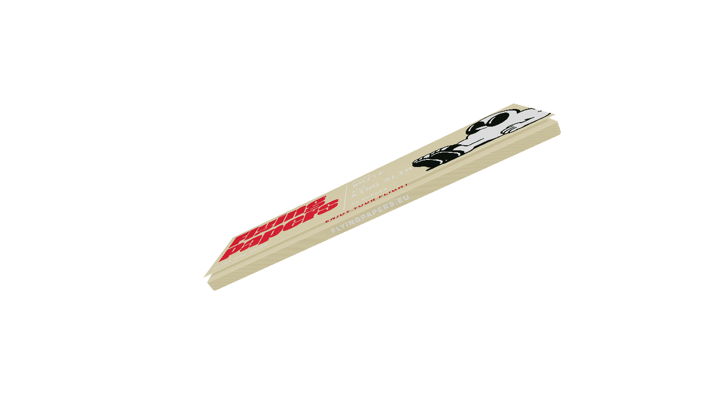 Flying Papers King Size Slim White