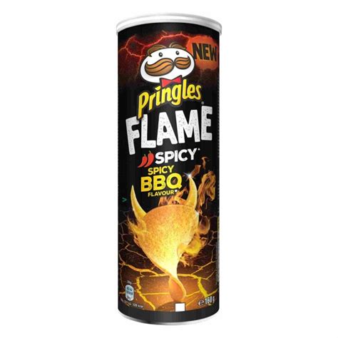 PRINGLES FLAME SPICY BBQ 160GR