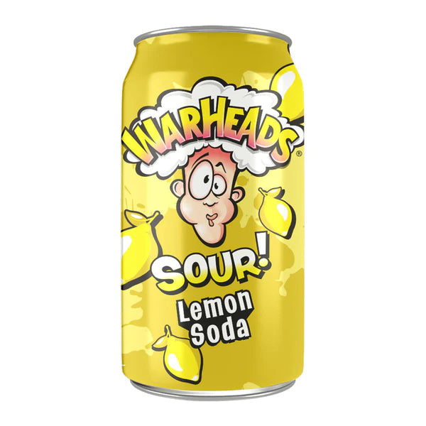 WARHEADS SOUR LEMON SODA 355ml